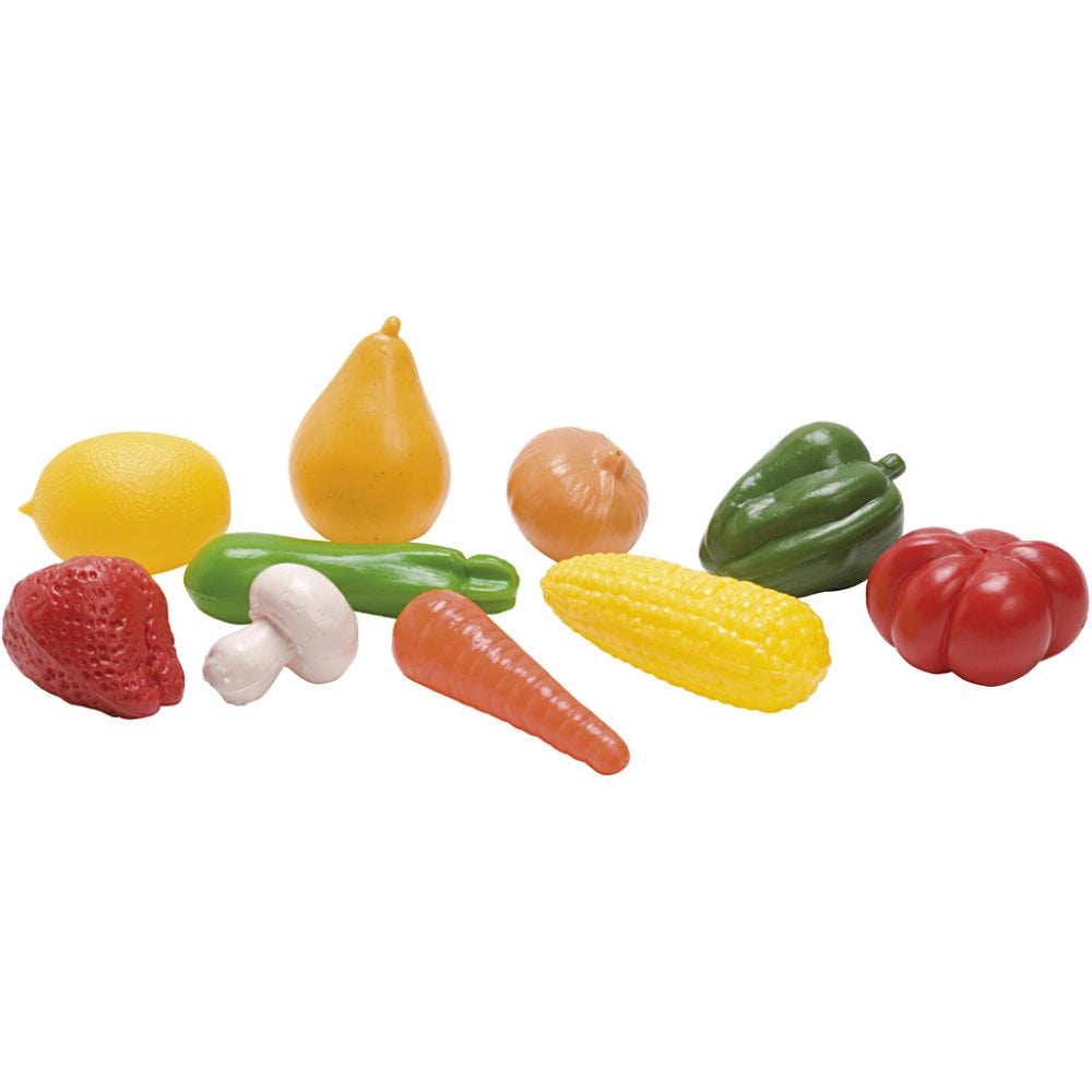 dantoy frugt og grøntsager, 1 pk.