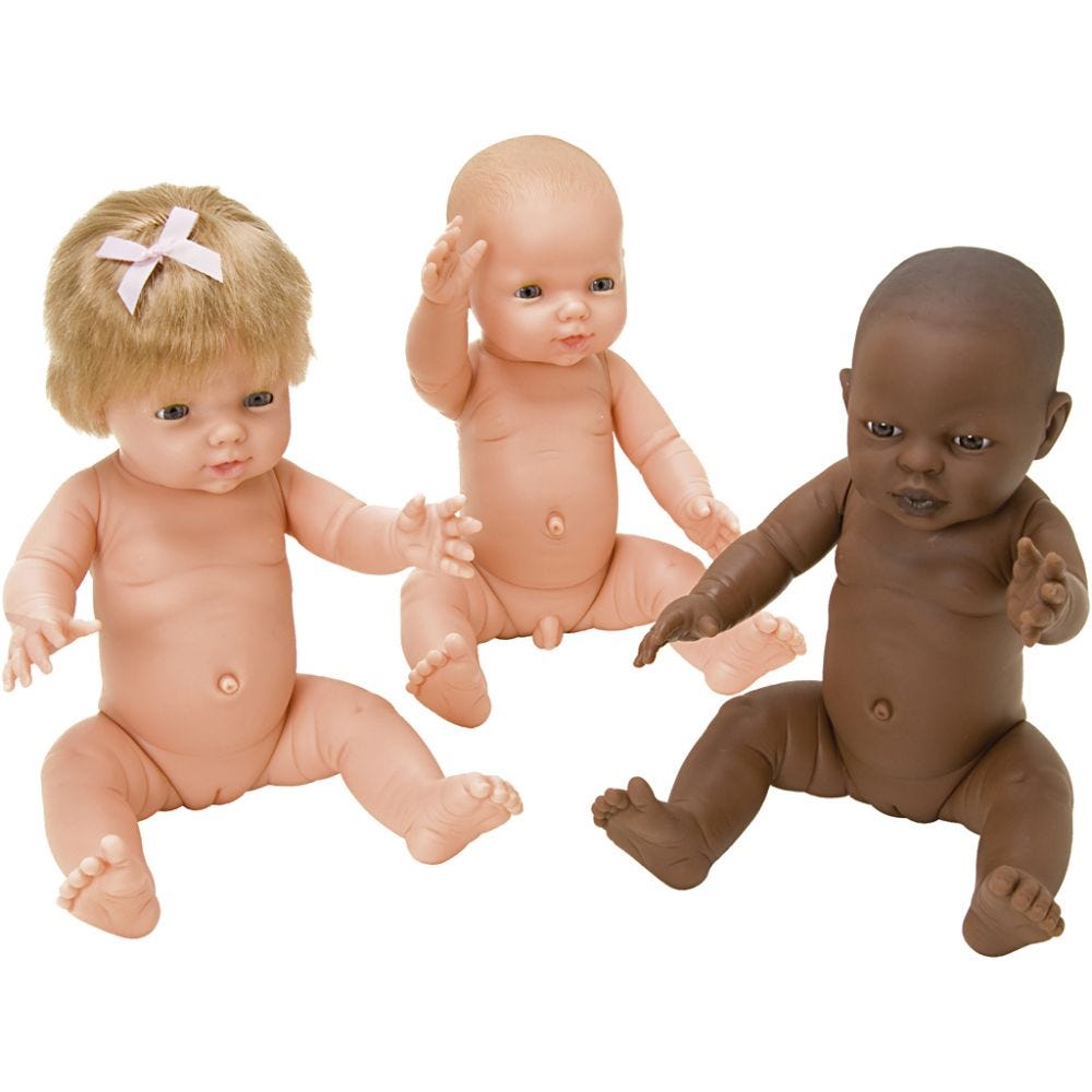 Babydukke, str. 38 cm, 3 stk./ 1 pk.