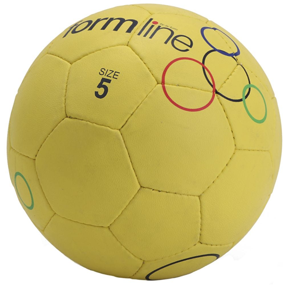 Street fodbold, nr. 5, gul, 1 stk.