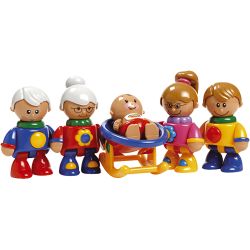 TOLO familie, 6 stk./ 1 s&aelig;t