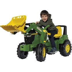 John Deere Traktor med Frontskovl