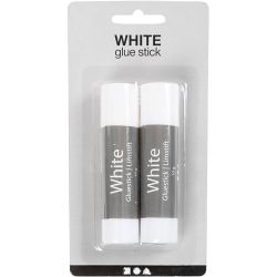 White Limstift 