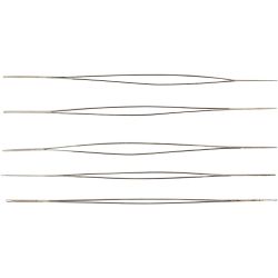 Smykken&aring;l, L: 6 cm, tykkelse 0,3 mm, 5 stk./ 1 pk.