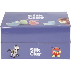 Silk Clay&reg;, neonfarver, standardfarver, 12 s&aelig;t/ 1 pk.