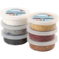 Foam Clay&reg;, metallic, brun harmoni, 6x14 g/ 1 pk.