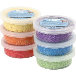 Foam Clay&reg;, metallic, st&aelig;rke farver, 6x14 g/ 1 pk.