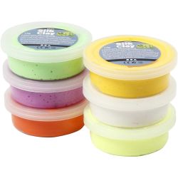 Silk Clay&reg;, for&aring;rsfarver, 6x14 g/ 1 pk.