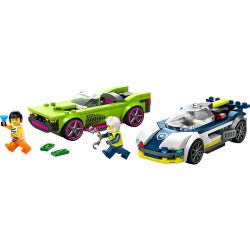 LEGO® City Biljagt med politi og muskelbil