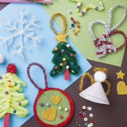 Gruppe DIY Kit Farverig Jul