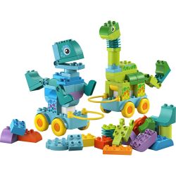 LEGO® DUPLO® By 3-i-1-dinosaurer på hjul