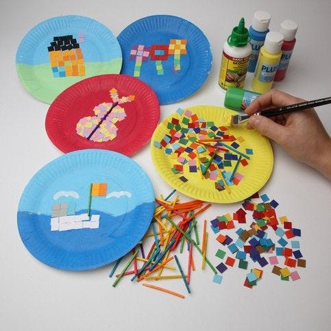 Vær kreativ med mosaik i karton